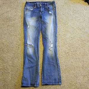 American Eagle super stretch kick boot jeans